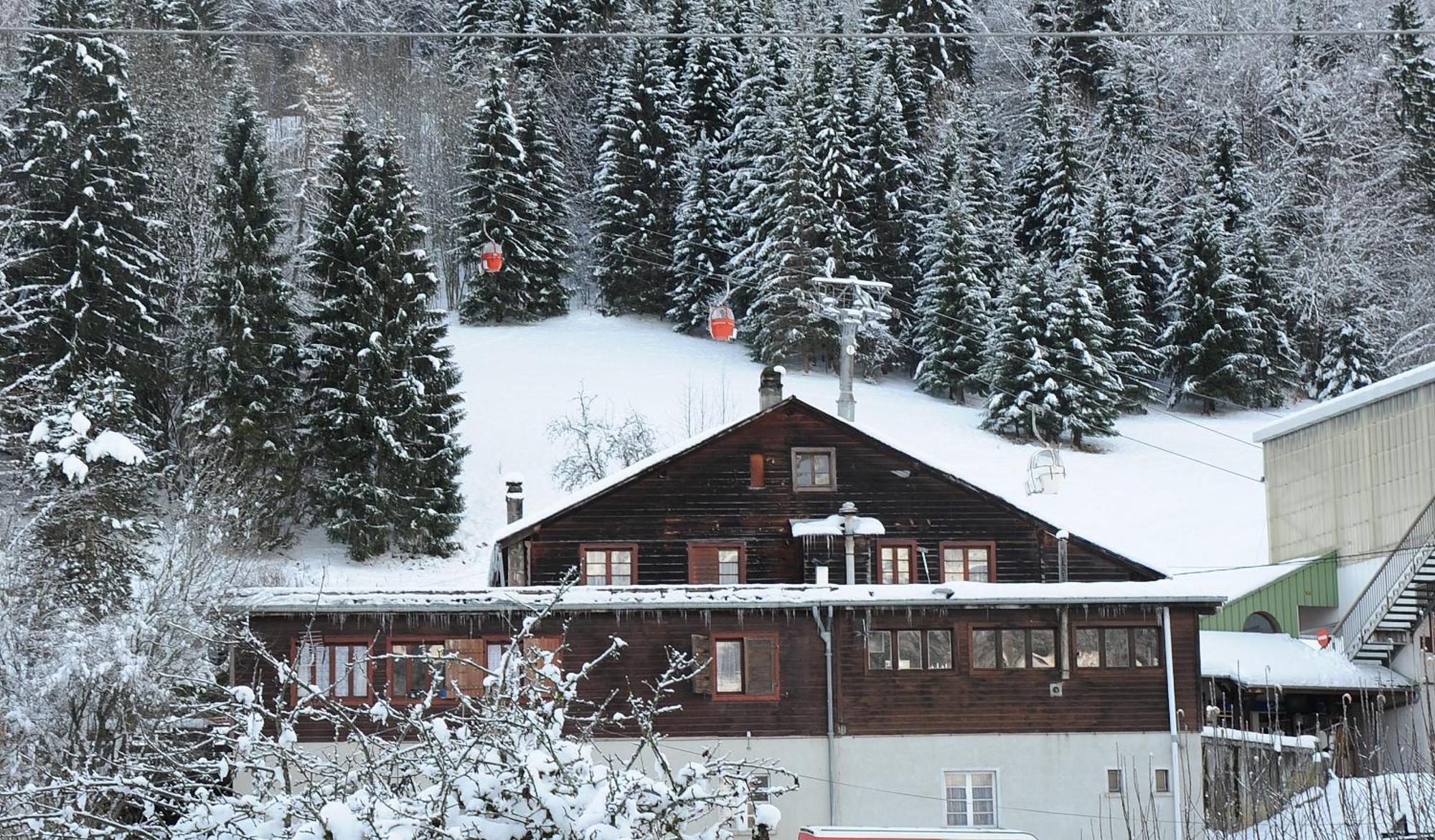 La Boule De Neige Hotel Samoens Bagian luar foto